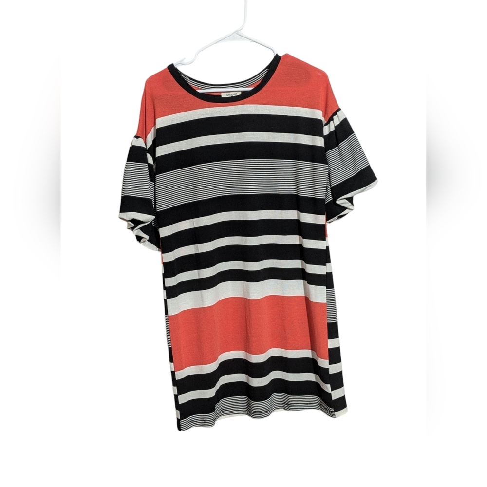 NWOT Umgee Bubble Sleeve Tunic Dress Small